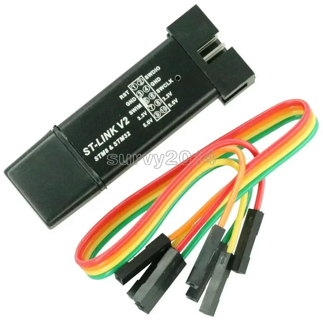 Main image of 1PCS ST LINK Stlink ST-Link V2 Mini STM8 STM32 Simulator Download Programmer Programming With Cover A41