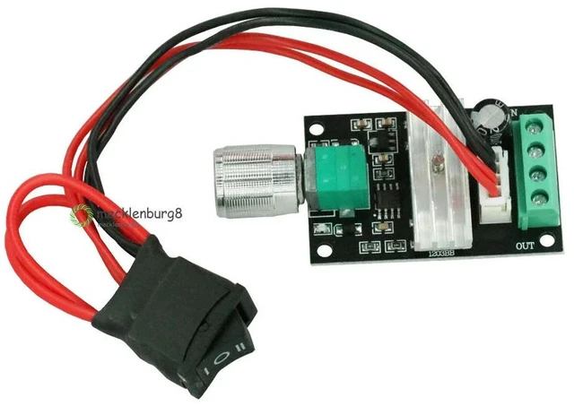 Main image of 6V 12V 24V 28V 3A 80W DC Motor Speed Controller PWM Speed Adjustable Reversible Switch DC Motor Driver Reversing For