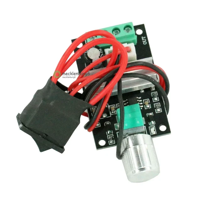 Alt view image 2 of 3 - 6V 12V 24V 28V 3A 80W DC Motor Speed Controller PWM Speed Adjustable Reversible Switch DC Motor Driver Reversing For