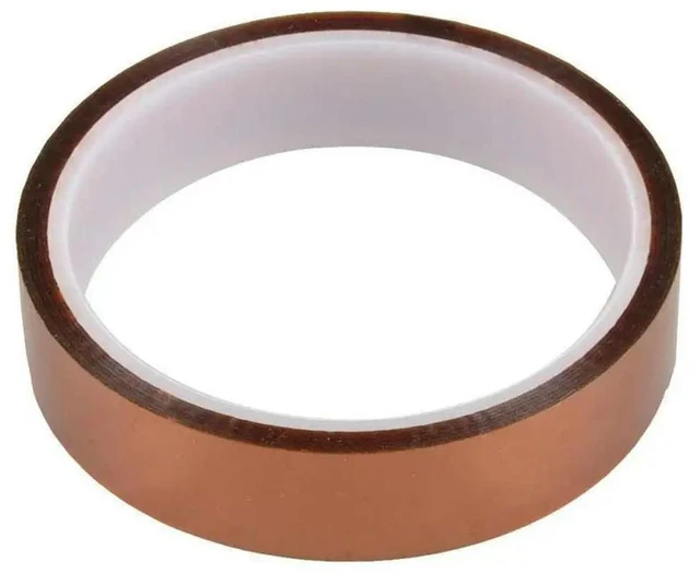 Main image of 20mm 2cm X 30M High Temperature Resistant Tape Roll Gold 100ft Heat Resistant Adhesive Polyimide Insulation Thermal Tape For BGA
