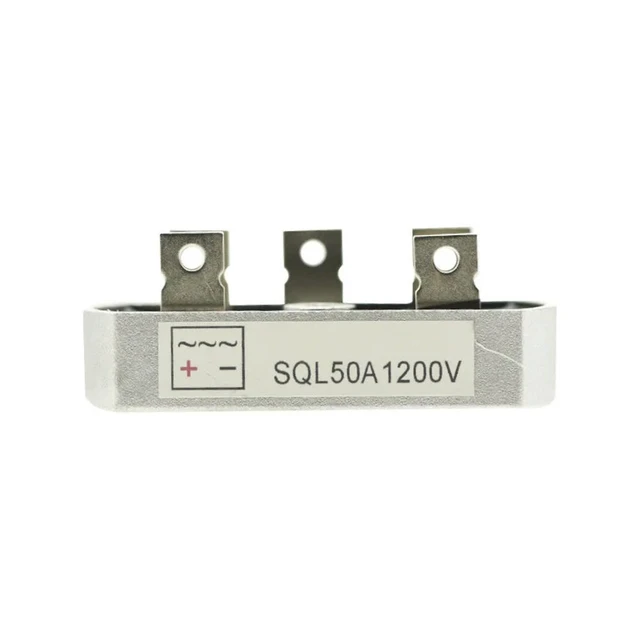 Alt view image 2 of 3 - 50A 1200V Aluminum l Case 3 Phase Diode Bridge Rectifier 50Amp SQL50A Module