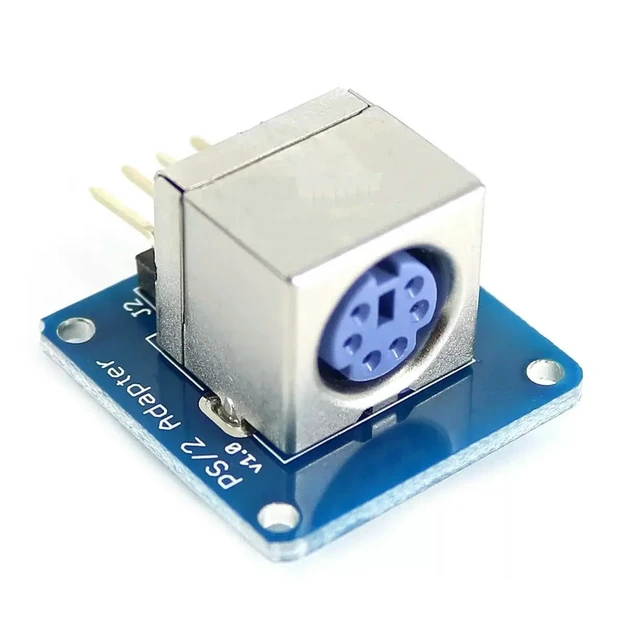 Alt view image 2 of 3 - 1PCS PS2 Adapter PS/2 Keyboard keypad Module for 5VDC PS/2 Interface for GND VCC DATA CLK Pin