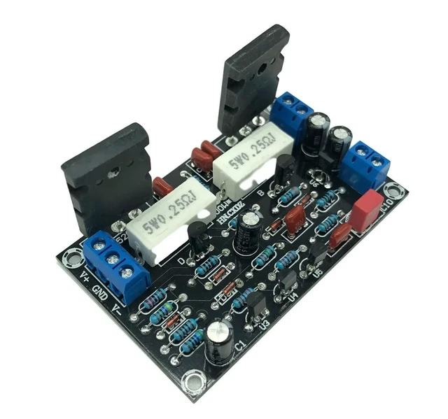 Alt view image 2 of 3 - 100W 2SC5200+2SA1943 Audio Amplifier Board HIFI Mono Channel Amplifier Dual DC35V Speaker Home Theater DIY
