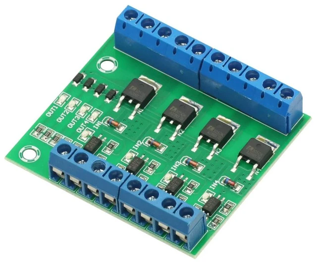 Main image of MOS FET ME60N03 F5305S 4 Channels Pulse Trigger Switch Controller PWM Input Steady for Motor LED 4 Way 4ch 4 way