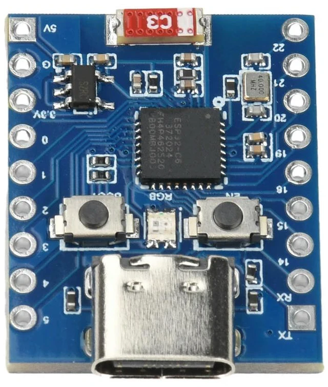 Main image of ESP32 C6 TINY Mini Development Board ESP32-C6FH4 BT Module ESP32 Development Board Type C