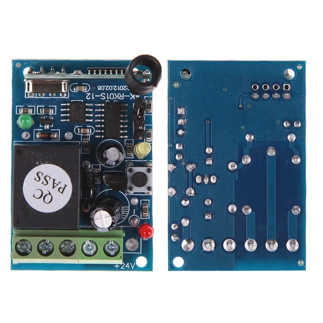 Alt view image 2 of 3 - 433MHz DC12V 1 CH Learning Code Remote Control Relay Module Relay Board Remote Control Switchs