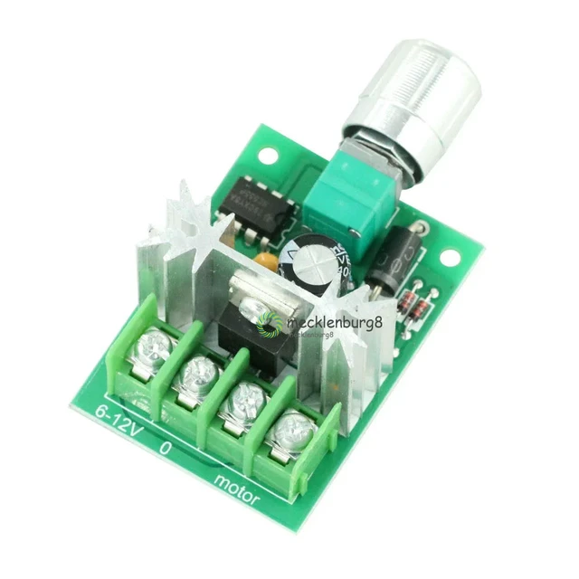 Alt view image 3 of 6 - 6V-12V 6A DC motor speed controller pulse controller width modulation pwm controller switch 20 KHz For Board Module
