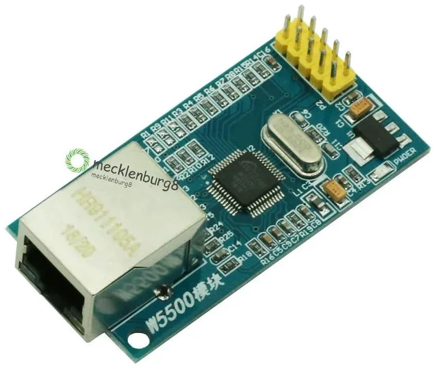 Main image of Replace W5100 Ethernet Shield LAN Network Module W5500 Support TCP/IP 51/ STM32 Microcontroller With 32k Bytes SPI 3.3V/5V
