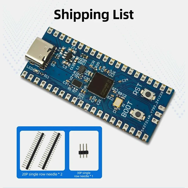 Alt view image 3 of 6 - RP2350A Mini Development Board Type C Drag Drop Firmware Download Dual RISC-V ARM Cores For Robot Wearable Controller