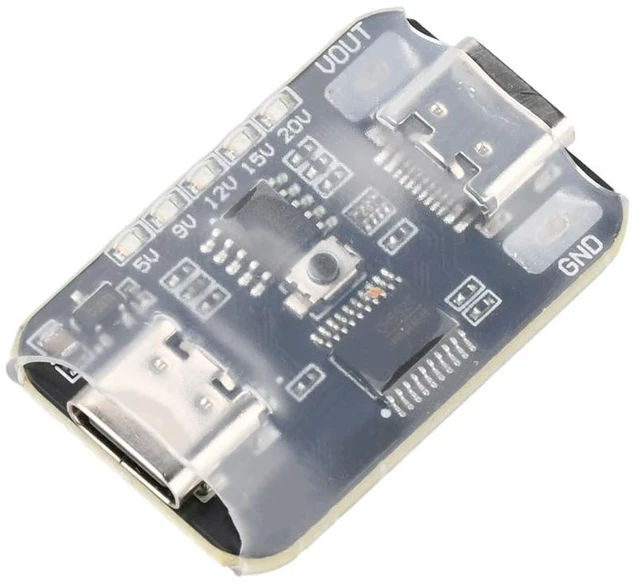 Main image of PD2.0 Fast Charging Deceiver 5V 9V 12V 15V 20V 5A Deception Module Adjustable Voltage Aging Test Output Type C