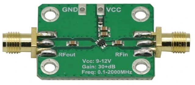 Alt view image 2 of 3 - 0.1-2000MHz RF Wideband Amplifier 30dB low-noise LNA Broadband Module Receiver