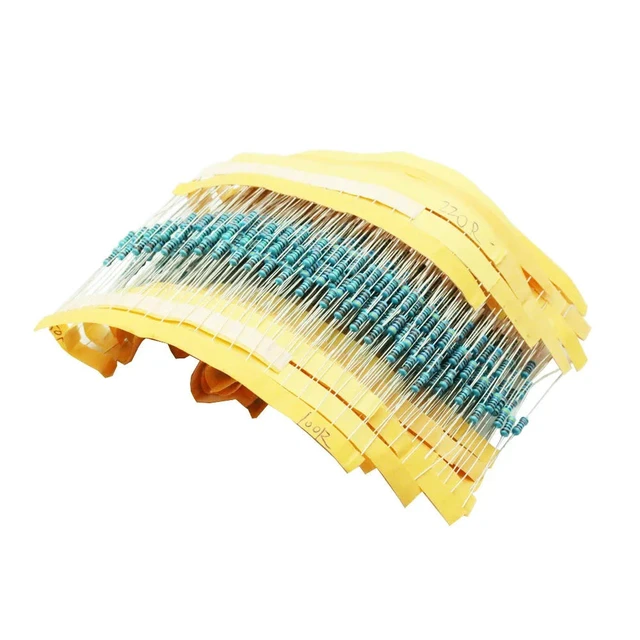 Alt view image 2 of 6 - Total 600pcs 1/4w Resistance 1% l Film Resistor Bag 30 kinds Each 20pcs For Module Board