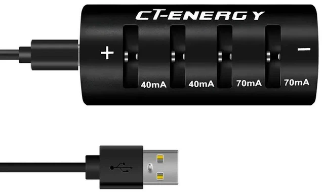 Main image of USB high-capacity button fast charge compatible with LIR2032.LIR2025 LIR2016 ML2032 LIR2032H Multi-Type