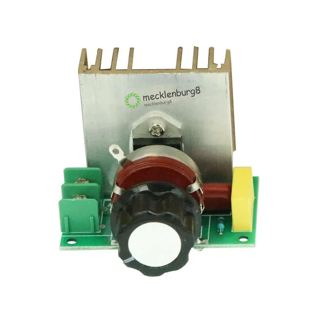 Alt view image 3 of 6 - AC220V 3800W imported scr Thyristor power electronic light controller voltage motor regulator speed silicon For Board