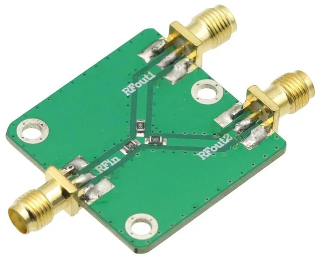 Main image of DC-5G RF Microwave Resistor Power Distributor Module Microwave Power Splitter Radio Frequency Divider 1 split 2 SMA-K 50 ohms