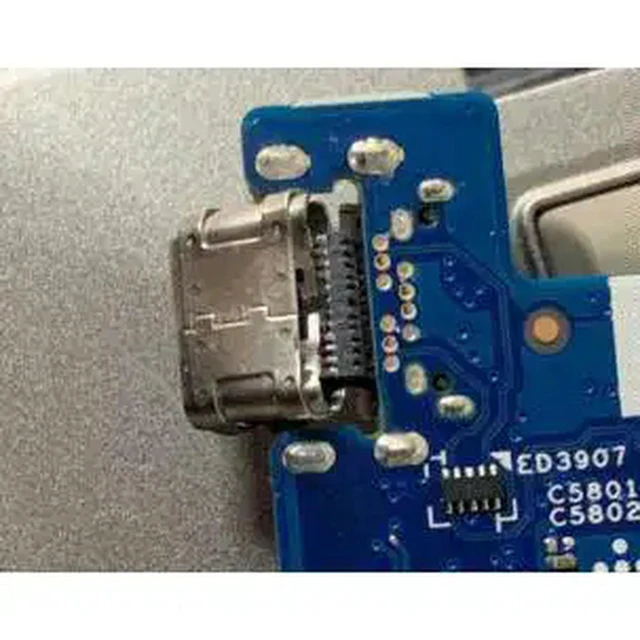 Alt view image 2 of 3 - for thinkpad e490s s3-490 charging port type-c power jack