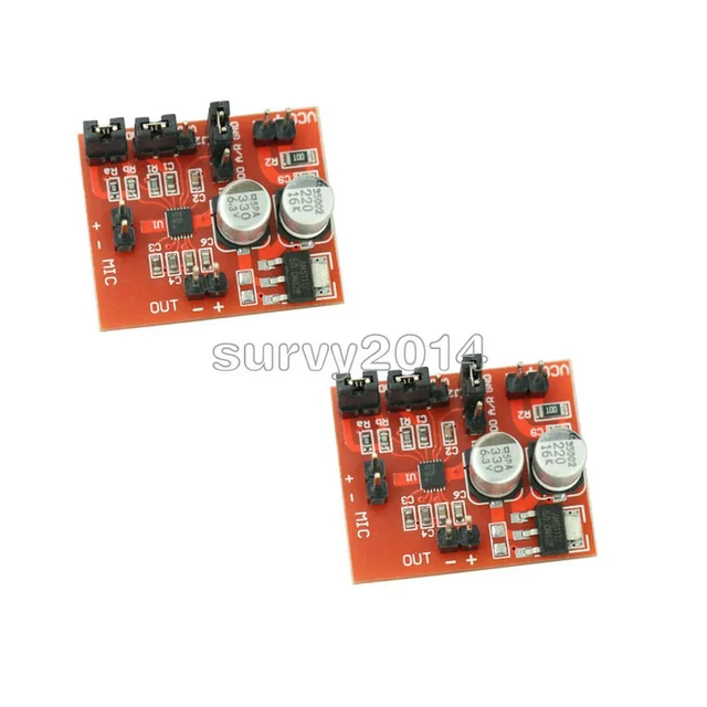 Alt view image 2 of 3 - MAX9814 Electret Microphone Amplifier Board Module With AGC Function DC 3.6-12V