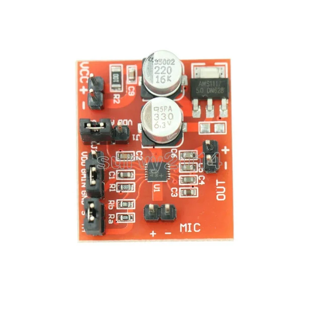 Main image of MAX9814 Electret Microphone Amplifier Board Module With AGC Function DC 3.6-12V