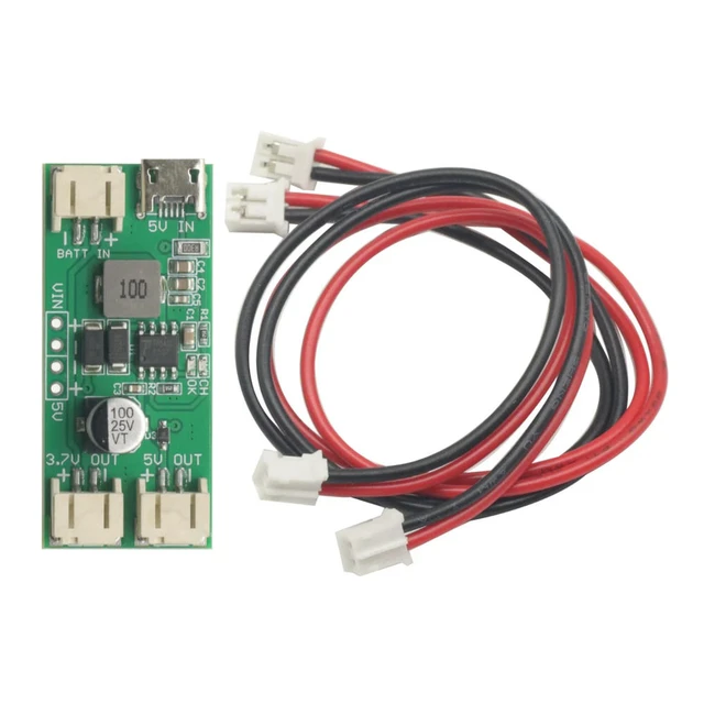 Alt view image 2 of 3 - TP5400 1A Lithium Charging Module 5V 1A Step Up Module Micro USB Interface