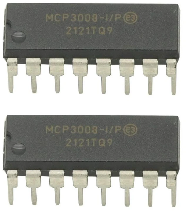 Alt view image 3 of 3 - 1PCS MCP3008-I/P Mcp3008 8-Channel 10-Bit ADC with SPI Interface A/D Converters for Mcp3008 Chip Raspberry Pi