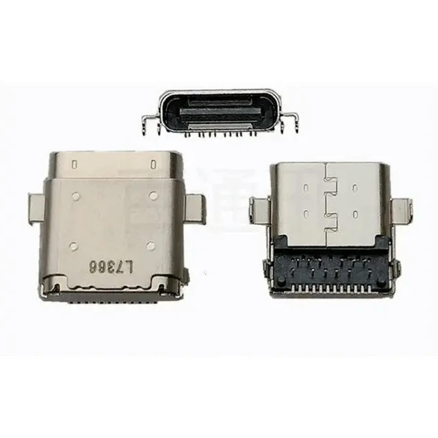 Alt view image 2 of 3 - For xps12 9250 xps15 9575 type-c charging port power jack power head