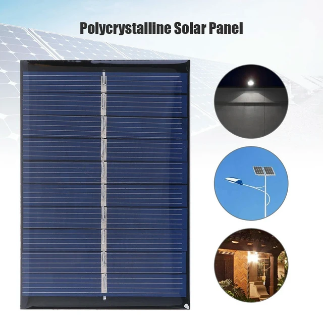 Alt view image 2 of 3 - DIY 0.6W 5V 120mA Solar Panels Solar Cells Module Charger Epoxy Plate for Street Advertising Courtyard Lamp Lighting