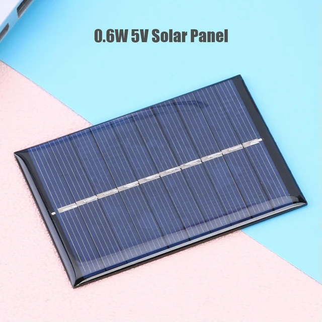 Alt view image 3 of 3 - DIY 0.6W 5V 120mA Solar Panels Solar Cells Module Charger Epoxy Plate for Street Advertising Courtyard Lamp Lighting
