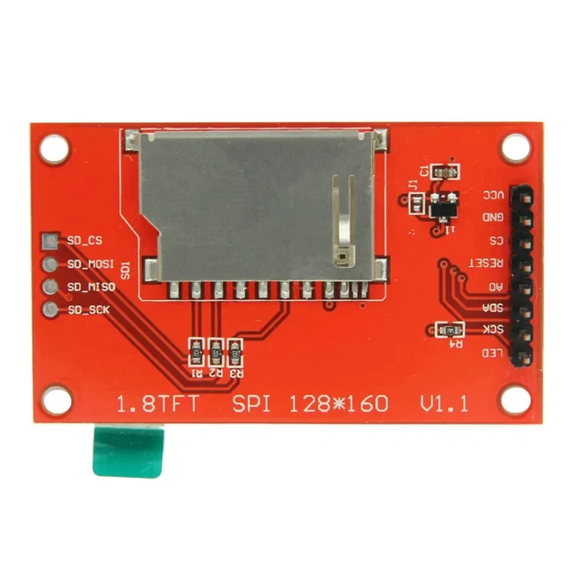 Alt view image 3 of 3 - 1.8" inch TFT LCD Display module ST7735S 128x160 51/AVR/STM32/ARM 8/16 bit Module