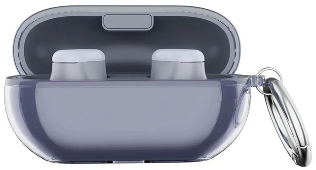 Main image of Earbuds Case Cover Shockproof Charging Case Skin Cover Anti-Scratch Clear Case with Keyring for Solo Buds Case Cover