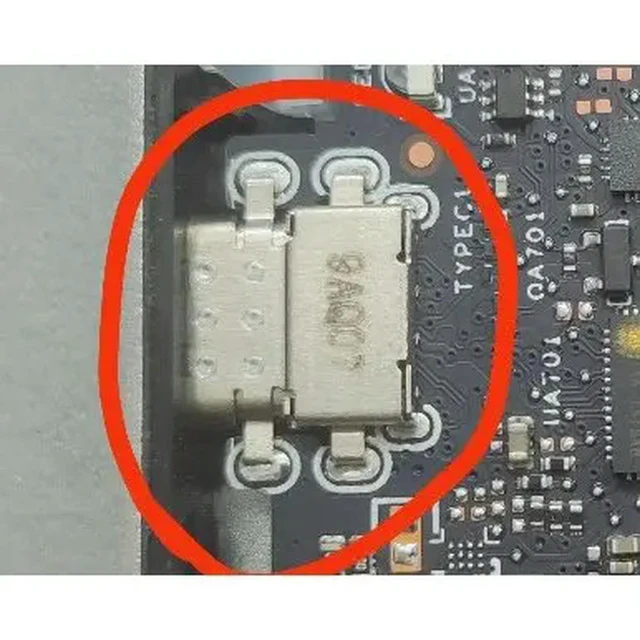 Alt view image 2 of 2 - For tm1703 161302 161301-cnair 13.3 type-c power supply power jack power head