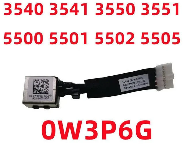 Main image of For latitude 5500 e5501 p3540 p3541 charging port power jack power head