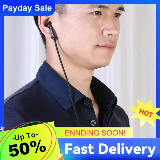 Main image of 2Pin Earpiece Headset PTT Interphone MIC Earphone Ear Hook for Baofeng Radio