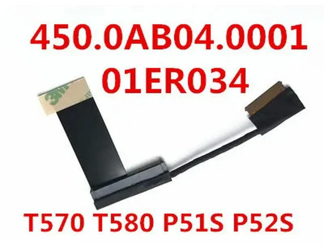 Main image of HDD Cable For thinkpad t570 t580 p51s p52s 450.0AB04.0001 SATA Hard Drive Cable HDD Connector
