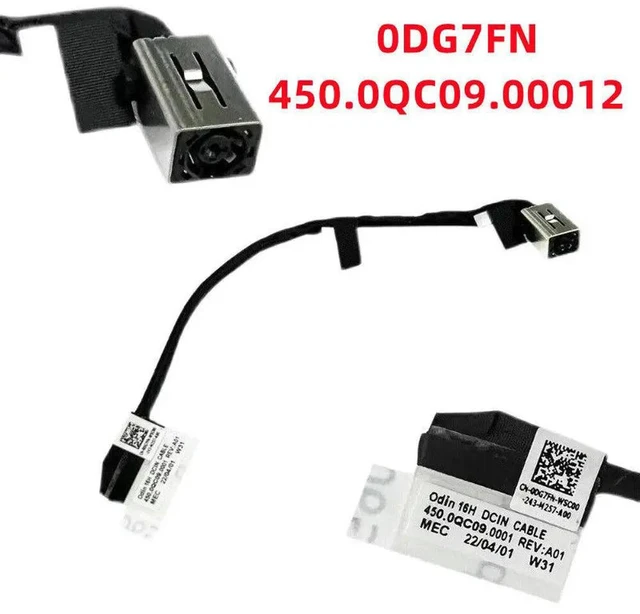Main image of For inspiron 16 5620 14 plus 7420 7425 power jack power head