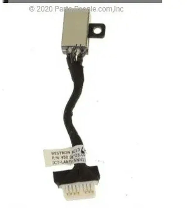 Alt view image 3 of 3 - For inspiron 17 7773 7779 7779 p30e charging port power jack power head