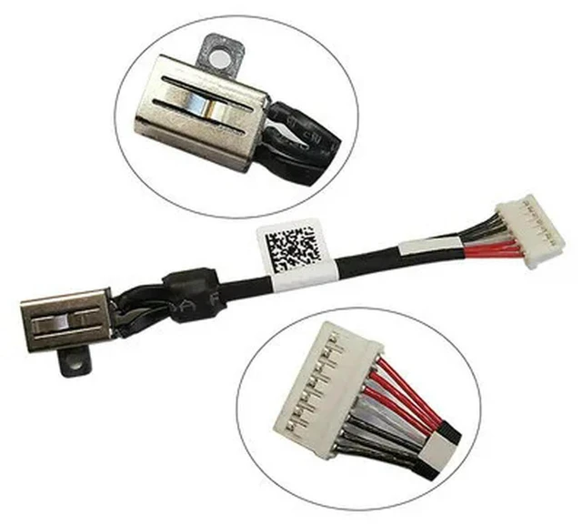 Main image of For xps15 9550 9560 p56f m5510 m5520 power charging interface power head