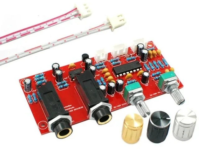 Main image of DIY PT2399 Digital Microphone Amplifier Board Karaoke Plate Reverb Preamplifier Reverberator Suite Components NE5532