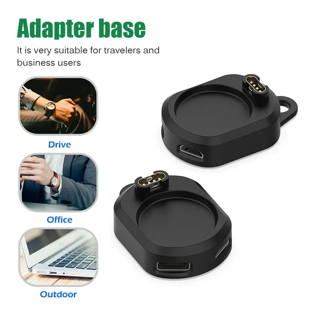 Alt view image 3 of 3 - 2 In 1 Type C Micro USB Charging Adapter Watch Charger Adapter Charger Converter for Fenix 5 6 7 Venu Forerunner 955 255