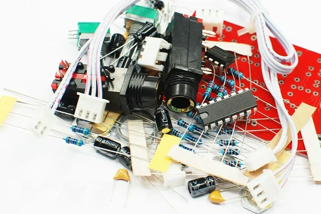 Alt view image 3 of 3 - DIY PT2399 Digital Microphone Amplifier Board Karaoke Plate Reverb Preamplifier Reverberator Suite Components NE5532
