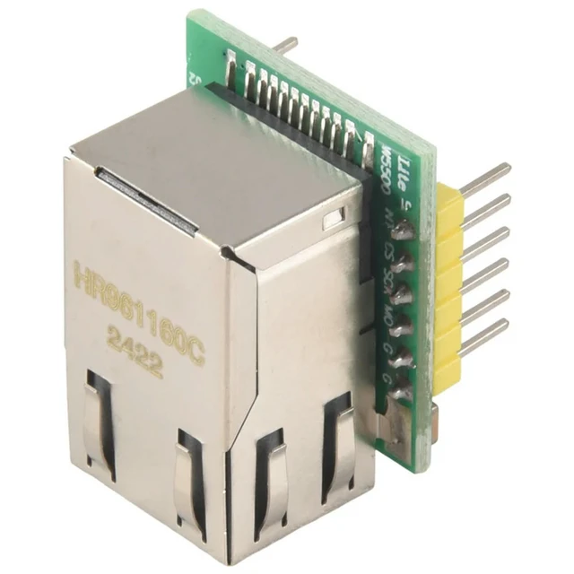 Alt view image 2 of 3 - W5500 Ethernet Network Module SPI Interface Ethernet/TCP/IP Protocol Compatible Wiz820io