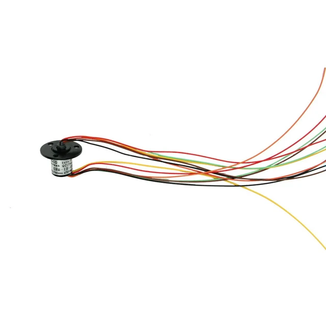 Alt view image 3 of 3 - 12.5mm 300Rpm 6 Wires CIRCUITSx2A Capsule Slip Ring AC 240V for Monitor Robotic