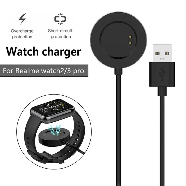 Alt view image 2 of 3 - 5V Charger Dock Cord Accessories USB Charger Adapter Cord Replacement Watch Parts for Realme Watch3 Pro/Watch2 Pro/Watch2