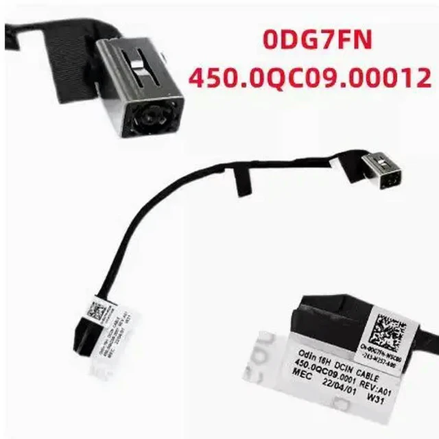 Alt view image 3 of 3 - For inspiron 16 7620 vostro 7620 charging port power jack
