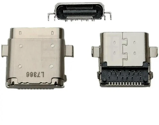 Alt view image 3 of 3 - for thinkpad x1 tablet gen 2 type-c charging port power jack