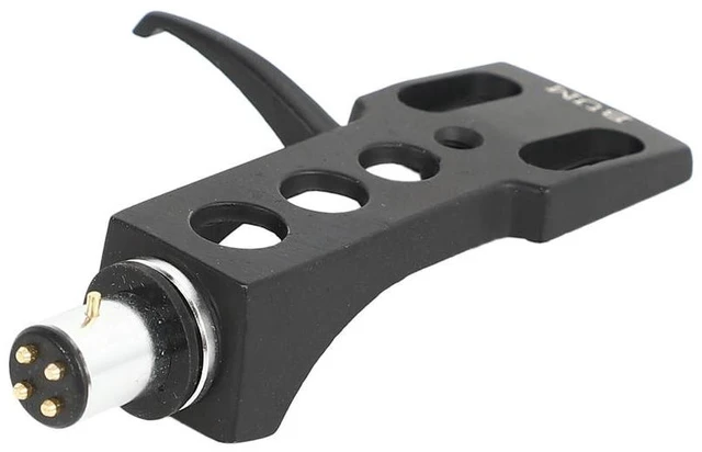 Main image of Black Turntable Headshell For Technics For Other Turntables 4 Pin Contacts Fit Phono Turntables Headshell