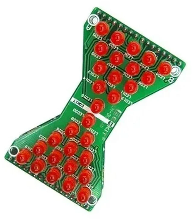 Main image of DC 5V Red LED Electronic HourglassSpeed Adjustable Funny Electronic DIY