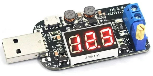 Main image of DC-DC CV CC 15W 5V to 1V 9V 12V 24V Adjustable Step UP Down Power Supply Board Boost Buck Voltage Regulator Converter USB Output