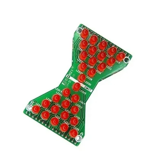 Alt view image 3 of 3 - DC 5V Red LED Electronic HourglassSpeed Adjustable Funny Electronic DIY