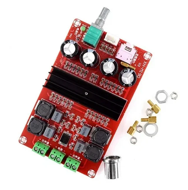 Alt view image 2 of 3 - TDA3116D2 High-power Digital Amplifier Board TPA3116 Two-channel/way Amplifiers Module 12V-24V