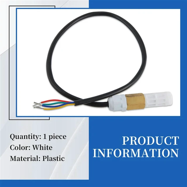 Alt view image 3 of 3 - SHT30 Waterproof Temperature And Humidity Sensor Probe Digital Temperature And Humidity Environmental Monitoring Sensor